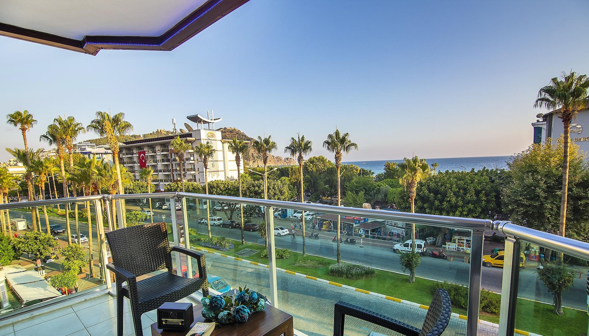 Kleopatra blue hawai hotel Alanya Bagian luar foto