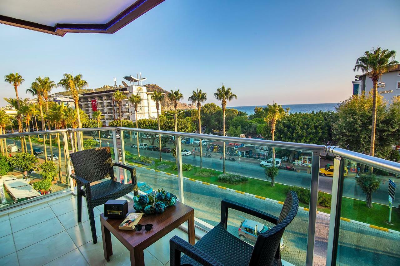 Kleopatra blue hawai hotel Alanya Bagian luar foto